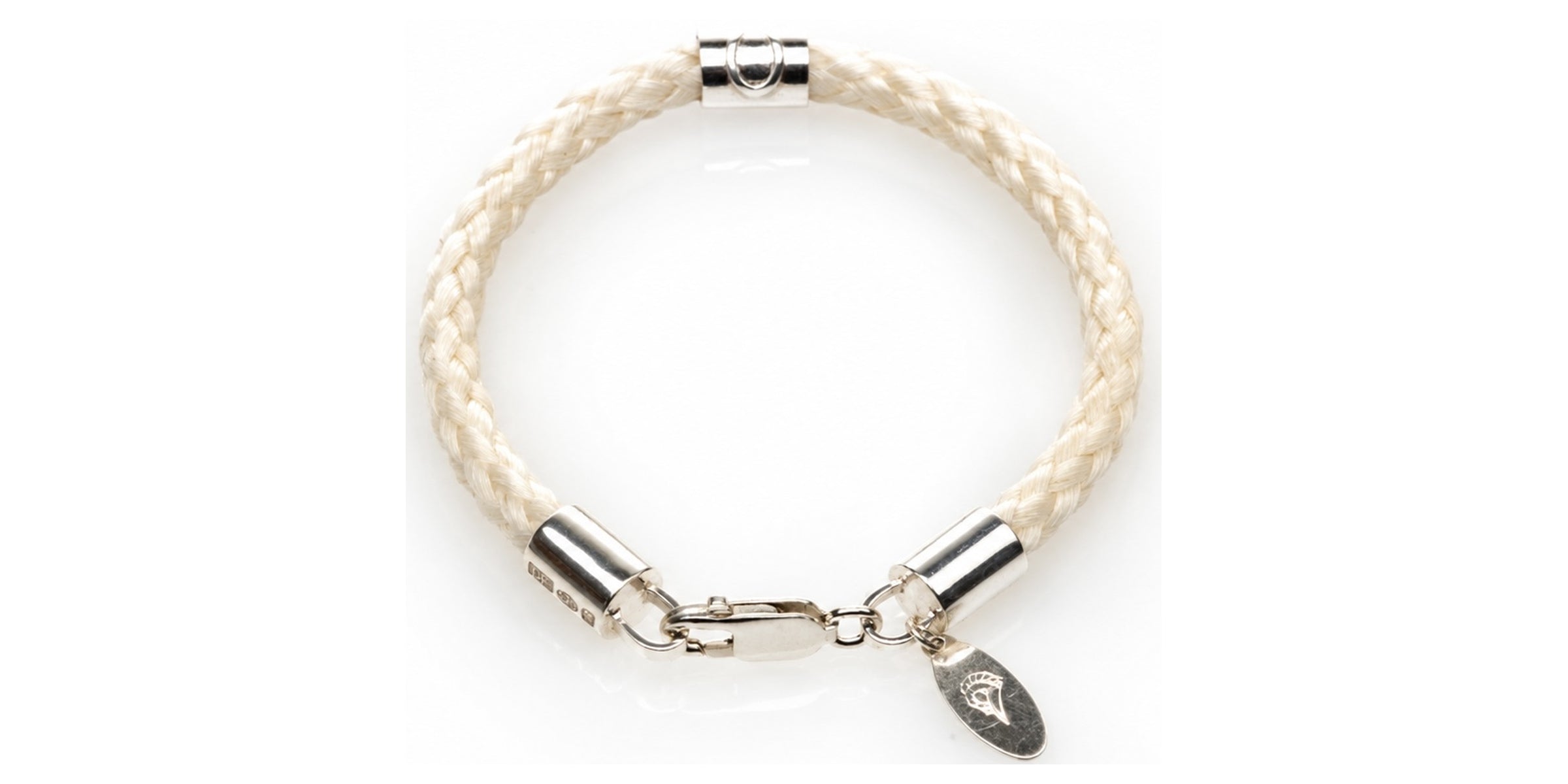 The Classic bracelet in grey horse hair